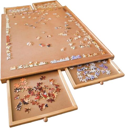 Bits and Pieces –Original Standard Wooden Jigsaw Puzzle Plateau-The Complete Puzzle Storage System in Kuwait