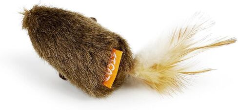 TTcat 2 Pack Squeaky Furry Mouse Cat Toys with Silvervine, Realistic Fluffy Mice Kitten Interactive Hunting Toy, Noise-Making Cat Prey Toy for Indoor Cats, Boredom Relief Teaser Chew Toy. in Saudi Arabia