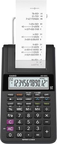 Casio HR-10RC, Mini-Desktop Printing Calculator (New Version of The HR-8TM) in Kuwait