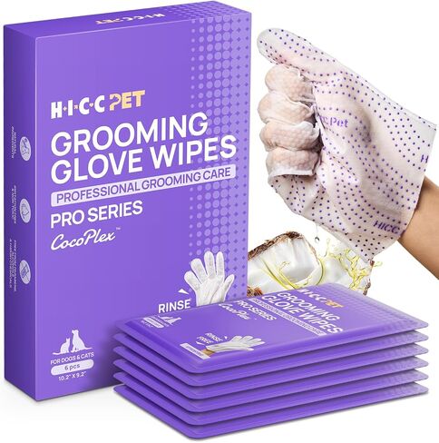 HICC PET Cleaning Glove Wipes PRO for Dogs & Cats, 20PCS Coconut Scent. in Saudi Arabia