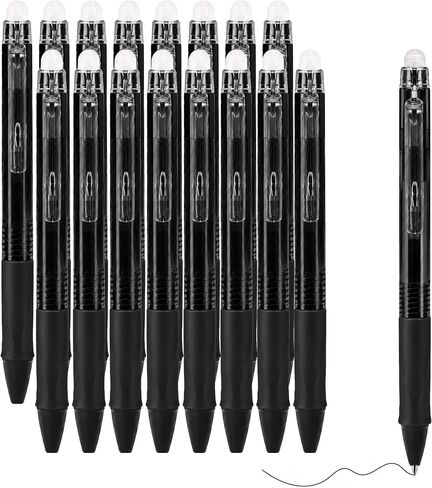 8 Pcs Erasable Gel Pens, 0.7mm Ink Retractable Pens, 8 Colors in Saudi Arabia