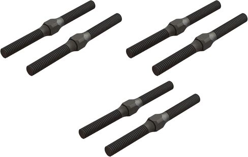 ARRMA Steel Turnbuckle, M4 x 48mm, Black (2), ARA330542 in Kuwait