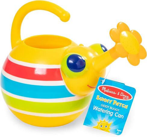 Melissa & Doug Sunny Patch Giddy Buggy Watering Can With Flower-Shaped Spout - Kid-Friendly Garden-Themed Pretend Play Watering Can For Kids in Kuwait