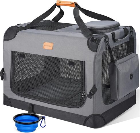 Morpilot 24-inch Portable Collapsible Dog Crate for Small Dogs up to 27lbs in Kuwait