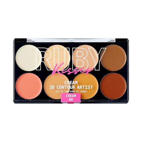 Ruby Kisses 3D Cream Contour Artist Makeup Palette (Light) in Saudi Arabia