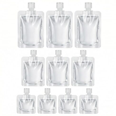 Dot&Dot Leak Proof Travel Bottles for Toiletries - 4 Pack Silicone Travel Toiletry Bottles - Travel Shampoo and Conditioner Bottles with TSA Quart Bag - 1 oz Travel Size Bottles in Kuwait