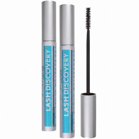 Maybelline New York Lash Discovery Mini-Brush Waterproof Mascara, Very Black, 0.16 fl. oz. in Kuwait