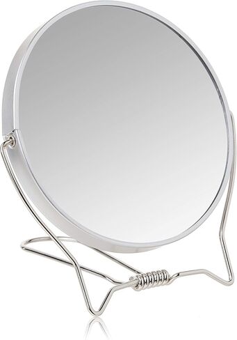 Goody Soft Touch 3 Piece Hand Mirror with Dual Magnification and Hook, Grey in Kuwait