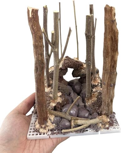 AWXZOM Aquarium Driftwood Centerpiece Aquarium Landscape, Handcrafted Fish Tank hardscape Landscape in Kuwait