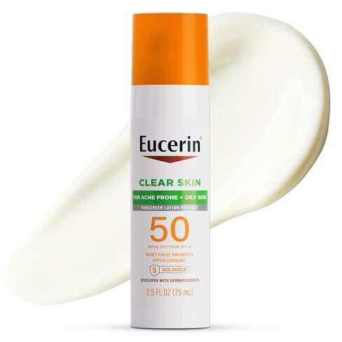 لوشن الوقاية من الشمس للوجه بعامل حماية من الشمس SPF 50 من يوسيرين مع معادن ماصة للزيت، زجاجة بحجم 2.5 أونصة سائلة in Kuwait