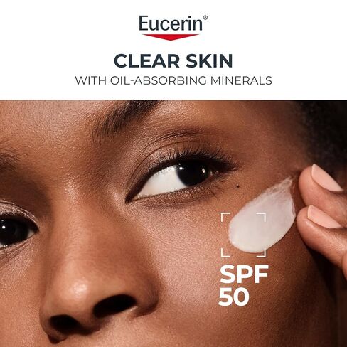 لوشن الوقاية من الشمس للوجه بعامل حماية من الشمس SPF 50 من يوسيرين مع معادن ماصة للزيت، زجاجة بحجم 2.5 أونصة سائلة in Kuwait