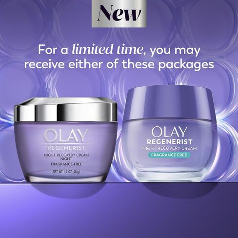 Olay Regenerist Night Recovery Cream Face Moisturizer, Fragrance Free, 1.7 oz in Kuwait