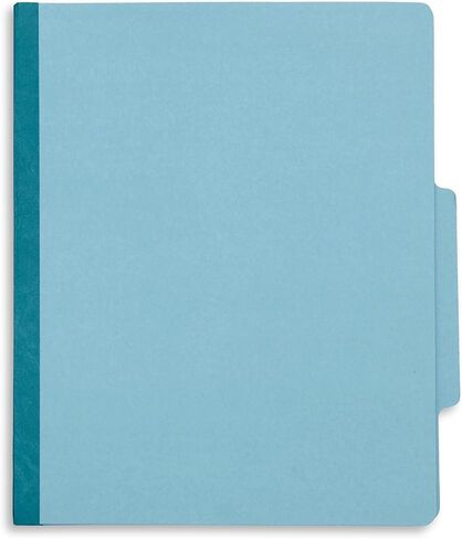 Blue Summit Supplies Light Blue Classification Folders, 3 Dividers, Letter Size with 2 Inch Tyvek Expansions, 8 Section Light Blue Classification Folder, 10 Pack in Kuwait