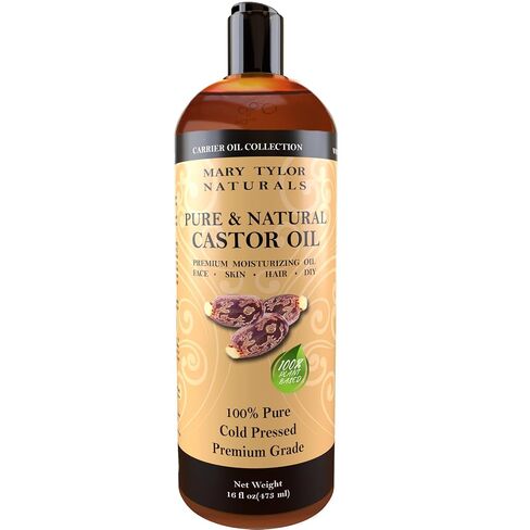Mary Tylor Naturals Organic Castor Oil 16 oz — USDA Certified Cold Pressed, Hexane Free, 100% Pure and Natural in Saudi Arabia