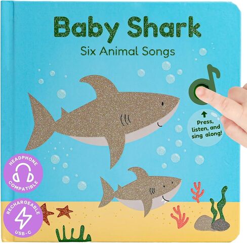 Cali's Books Baby Shark Music Book for Toddlers 1-3 Years Old in Kuwait
