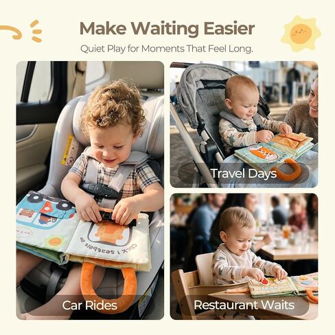let's make Busy Book for Toddler 1-3, Quiet Activity Book with Movable Bear in Saudi Arabia