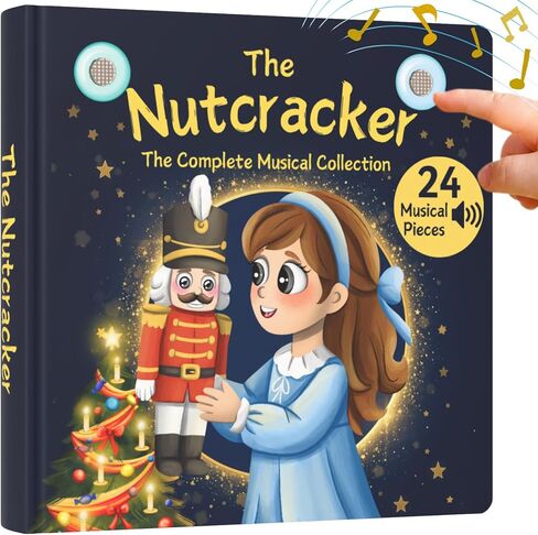 LITTLE MAESTRO The Nutcracker – The Complete Musical Collection, Musical Books for Toddlers, 28-Button Music Book, Musical Toys for Toddlers 1-3 in Saudi Arabia