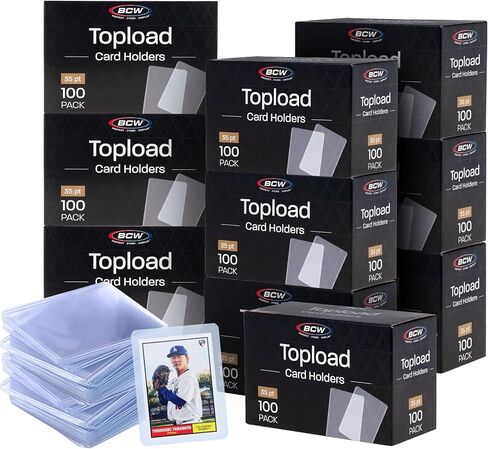 BCW 1-TLCH-100 3X4 Topload Card Holder - Standard in Kuwait