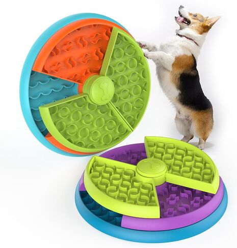 Atdoall Slow Feeder Dog Bowl, 3-Level Interactive Dog Puzzle Feeder in Saudi Arabia