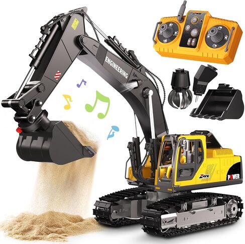 GraceDuck Remote Control RC Excavator and RC Dump Truck Toys Set in Kuwait