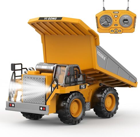 RC Wheel Loader Toy for Boys with Alloy Loader Bucket in Kuwait