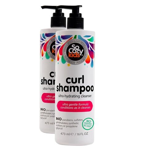 SoCozy Curl Shampoo | For Kids Hair | Ultra-Hydrating Cleanser | No Parabens, Sulfates, Synthetic Colors or Dyes, Sweet-Crème, 10.5 Fl Oz in Kuwait