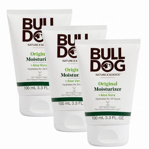 Bulldog Mens Skincare and Grooming Face Moisturizer Original, 3.3 Fluid Ounce in Saudi Arabia