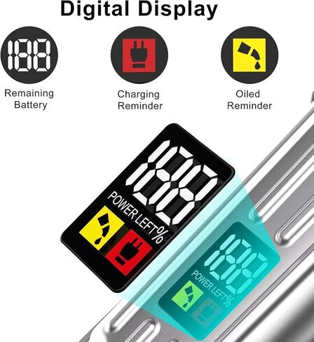 SURKER Mens Hair Clippers Cord Cordless Hair Trimmer Professional Haircut Kit for Men Rechargeable LED Display in Kuwait