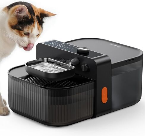 FEELNEEDY Wireless No Filters Cat Water Fountain, Wastewater Separation in Saudi Arabia