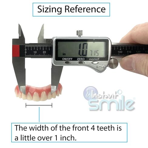 Instant Smile Comfort Fit Flex - Natural Shade - Upper Veneer Cosmetic Teeth in Kuwait