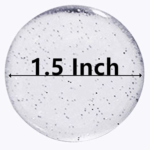 Epoxy Resin Dome Stickers – Clear or Glitter Self-Adhesive Dots for DIY Crafts, Bottle Caps, Hair Bows, Scrapbooks, Jewelry & Pendants 1 Inch Clear 200 PCS in Kuwait
