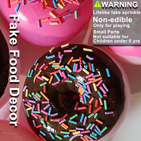 Fake Sprinkles 24-Grid Slime Sprinkles for Craft Non-Edible Polymer Clay Sprinkle Fake Candy Sprinkle for Resin Slime Add Ins Mix Ins Nail Art Design Shaker Card Filler DIY Crafting (220G) in Saudi Arabia