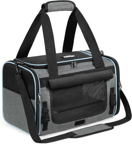 rabbitgoo Cat Carrier Soft with Rollable Flap, Travel Safe for Car Airline in Kuwait