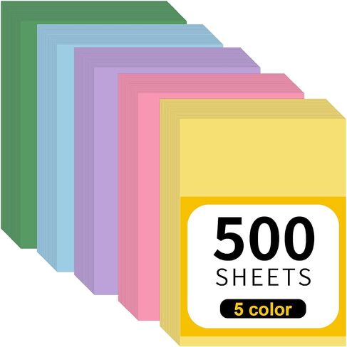 Colored Copy Paper - Colored Print Paper, 8.5" x 11", 20 lb, 500 Sheets in Kuwait