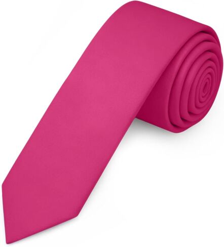 Jacob Alexander Men's Skinny Width 2" Solid Color Tie in Kuwait
