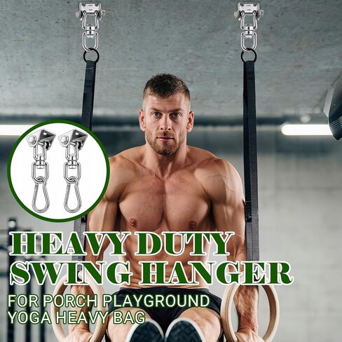 Heavy Duty Hammock Hanging Kit, 2 Pack 2000LB Stainless Steel Hooks in Kuwait