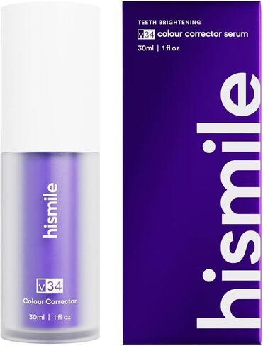 Hismile v34 Colour Corrector | Tooth Stain Removal | Purple Toothpaste | Colour Correcting Tooth Stains | Hismile V34 | Hismile Colour Corrector | Tooth Colour Corrector in Kuwait