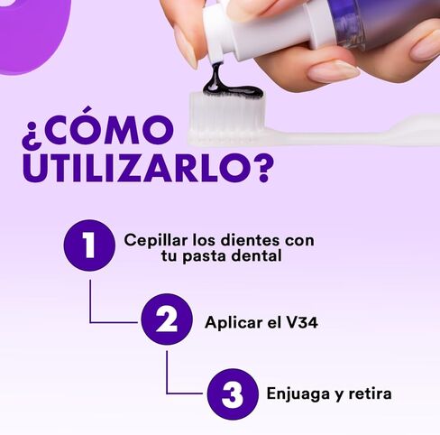 Hismile v34 Colour Corrector | Tooth Stain Removal | Purple Toothpaste | Colour Correcting Tooth Stains | Hismile V34 | Hismile Colour Corrector | Tooth Colour Corrector in Kuwait