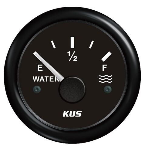 KUS CPWR-BB, 240-33 Ohm, Electric Water Level Gauge, 12V / 24V, 2" (52mm) with Backlight in Kuwait