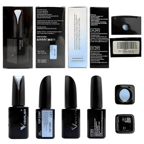 VENALISA 15ML معطف علوي مقوى بدون مسح - مقاوم للخدش عالي اللمعان، طلاء أظافر جل يدوم طويلاً، مجموعة أظافر جل in Kuwait