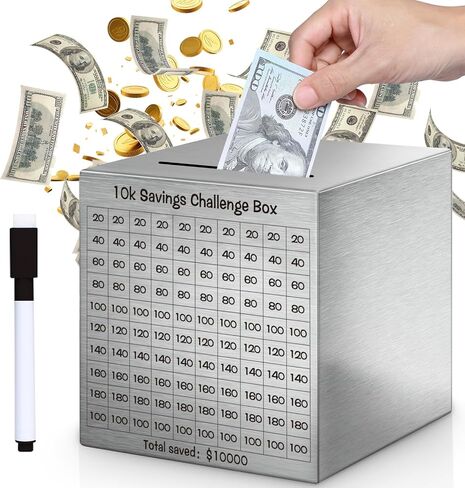 Money Saving Box, Unbreakable Piggy Bank for Adults in Saudi Arabia