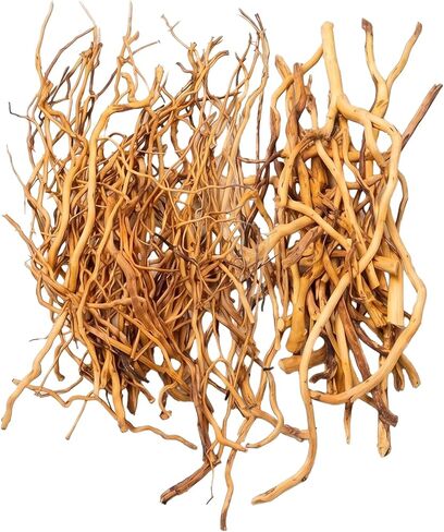 200g Natural Driftwood for Aquarium 7''-16'' Reptile Branches Terrarium Wood Long Driftwood for Aquarium Assorted Shapes Natural Decor Azalea Rhododendron Root in Kuwait