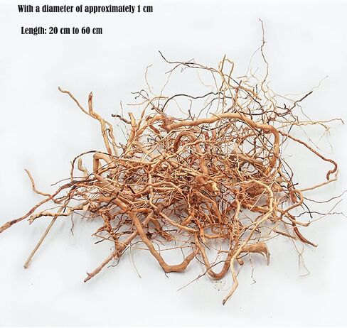200g Natural Driftwood for Aquarium 7''-16'' Reptile Branches Terrarium Wood Long Driftwood for Aquarium Assorted Shapes Natural Decor Azalea Rhododendron Root in Kuwait