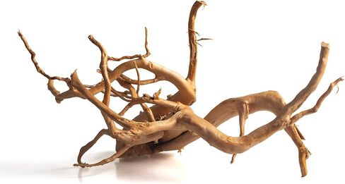 emours Spider Wood for Aquarium, Natural Driftwood for Fish Tank Decor, Aquascape Wood for Freshwater Aquarium & Reptile Habitat (12-16 Inch / 30-40 cm) in Kuwait