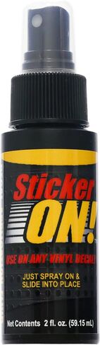 Hardline Products 964 Sticker-On! Decal Application Fluid, 2 Ounces , Black in Kuwait