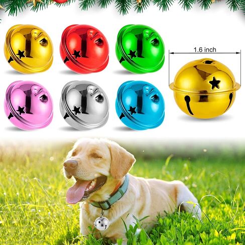 18PCS Large Jingle Bells for Crafts, 1.6" Metal Bell in Saudi Arabia