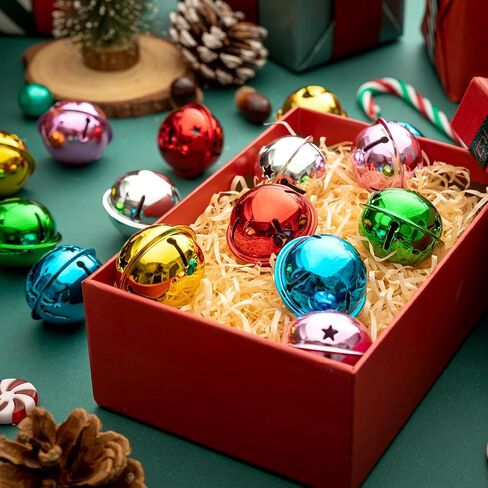 18PCS Large Jingle Bells for Crafts, 1.6" Metal Bell in Saudi Arabia