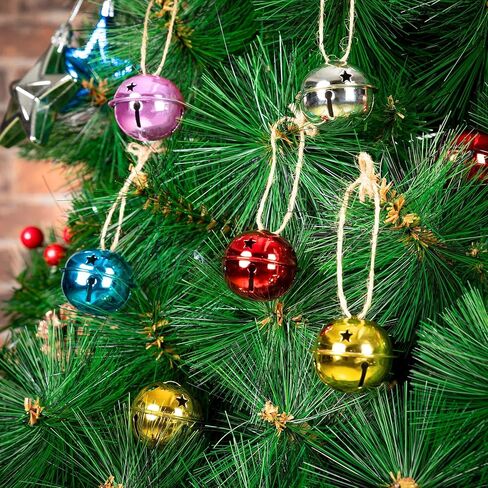 18PCS Large Jingle Bells for Crafts, 1.6" Metal Bell in Saudi Arabia