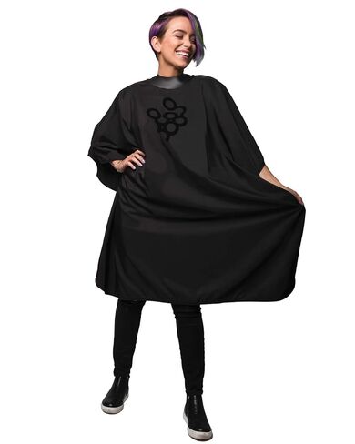 FRAMAR Cutting Cover Barber Cape - Hair Cutting Cape with Snap Closure and Rubberized Collar, Haircut Cape, Salon Cape - Hair Cape for Cosmetology Supplies and Barber Supplies in Saudi Arabia
