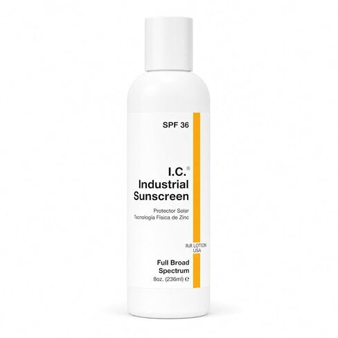 لوشن R&R الواقي من الشمس بأكسيد الزنك الصناعي بعامل حماية من الشمس SPF36، طيف واسع كامل، يُفرك بشكل شفاف، يحمي على الفور، مقاوم للماء لمدة 80 دقيقة. . 32 أونصة، أبيض، ISSC-32-30+FF in Kuwait